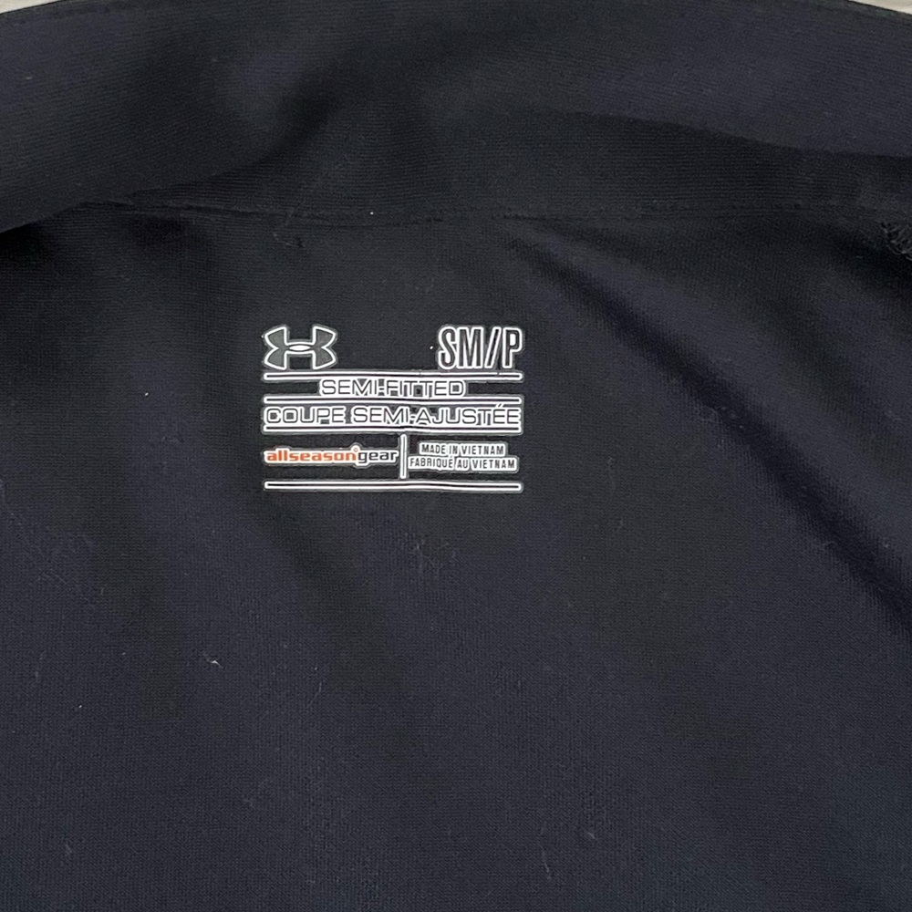 {Under Armour} Hero Semi-Fitted Full-Zip Track Jacket in Black - Women's Small - Picture 9 of 10